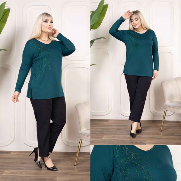 Picture of CURVY GIRL TOP WITH GLITTER